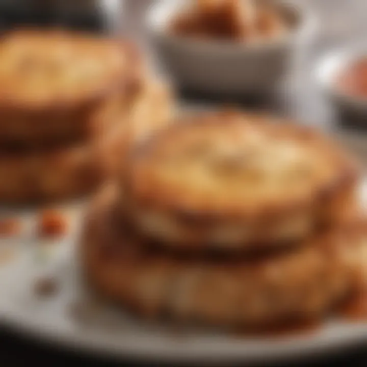 Close-up of perfectly cooked pork chops with a crispy crust