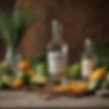 A selection of mixers and garnishes that complement Teremana Tequila.