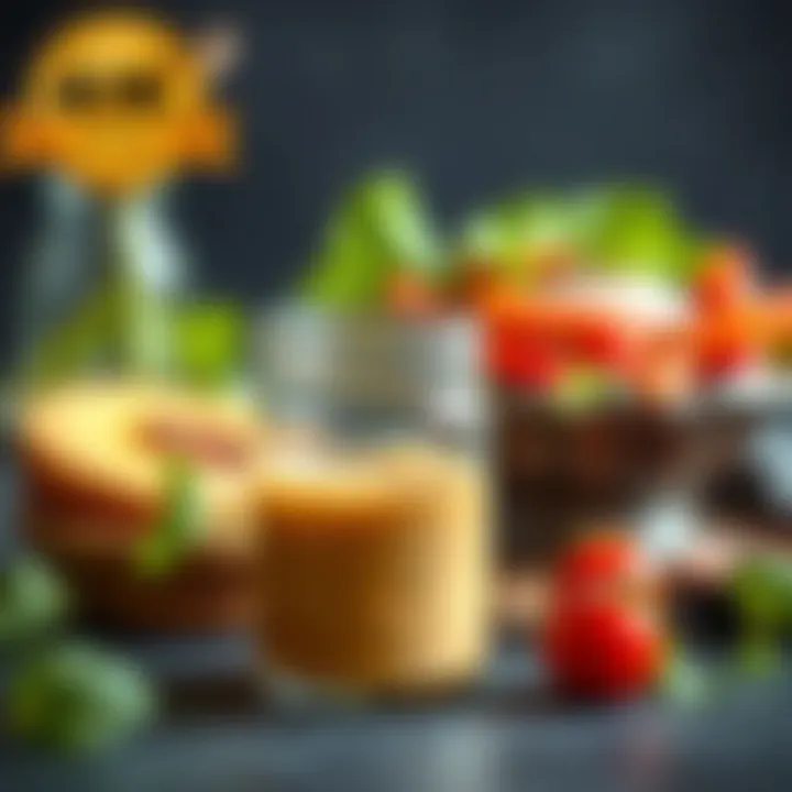 Homemade dressing in a glass jar