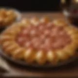 A beautifully arranged platter of pigs in a blanket, showcasing their golden-brown color and flaky pastry.