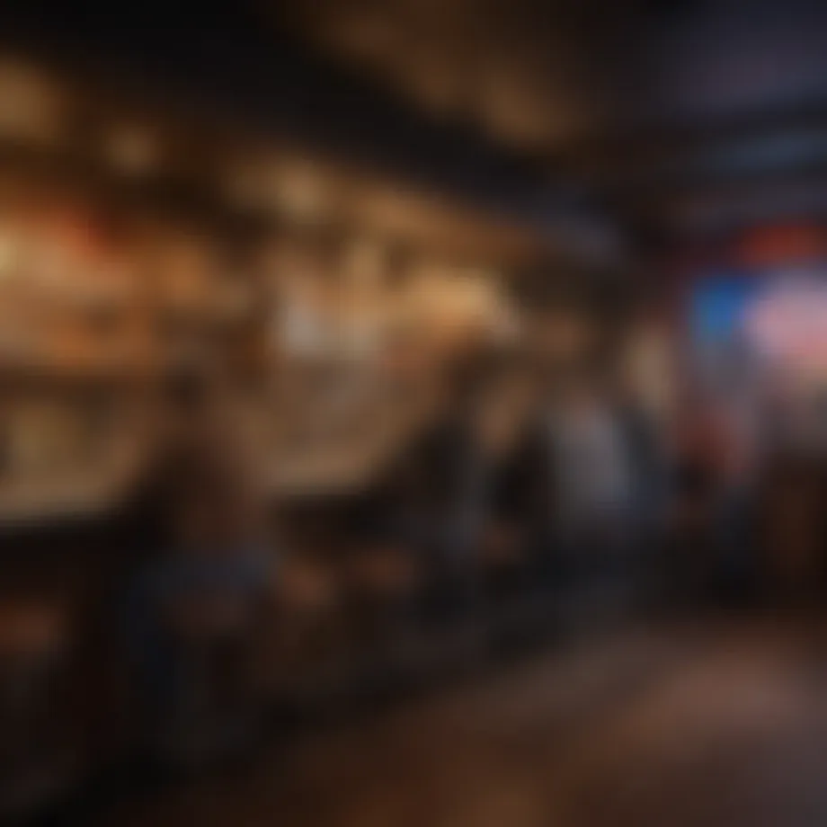 A lively honky tonk bar filled with vibrant music and dancing