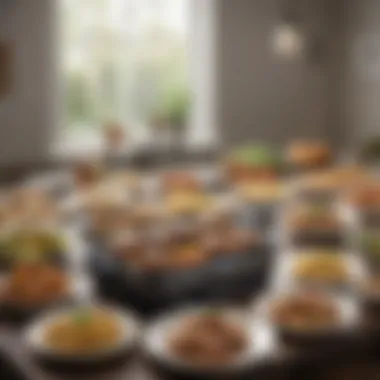 Diverse Meals Prepared with the George Foreman Electric Standing Grill Diverse meals prepared using the George Foreman Electric Standing Grill