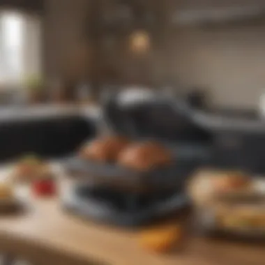 Elegant Design of the George Foreman Electric Standing Grill Elegant design of the George Foreman Electric Standing Grill