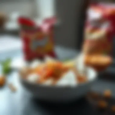 Innovative Recipe with Non-Refrigerated Snacks A creative recipe incorporating non-refrigerated snack ingredients.
