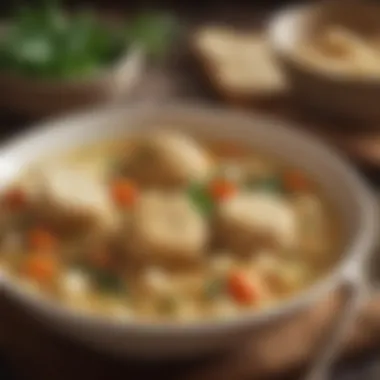 Savory Vegan Matzo Ball Soup Delicious matzo ball soup with a vegan twist
