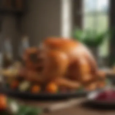 An assortment of plant-based turkey analogs showcased in a gourmet setting.