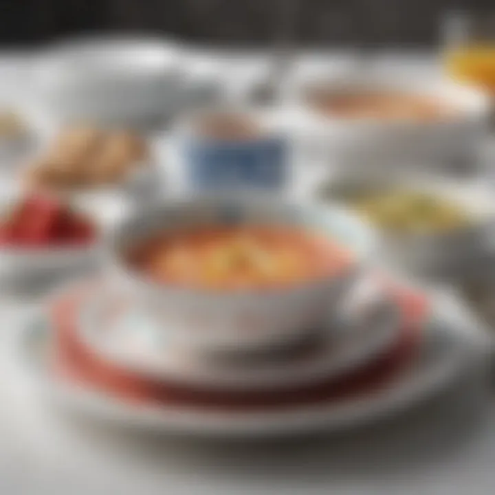 Historical reference images of Corelle's design evolution over the decades