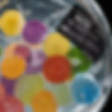 Understanding Ingredient Labels Close-up of a keto-friendly water enhancer ingredient label