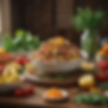 Vibrant Fresh Ingredients A vibrant assortment of fresh ingredients
