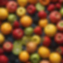 A vibrant assortment of fruits that are gentle on the stomach.