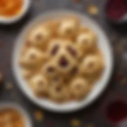 A beautifully arranged plate of gluten-free hamantaschen highlighting various fillings