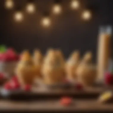 Creative Uses for Gluten-Free Waffle Cones A vibrant dessert table showcasing gluten-free waffle cones alongside an assortment of toppings and flavors.