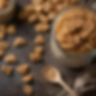 Versatile Gluten-Free Waffle Cone Mix A jar of gluten-free waffle cone mix with a wooden spoon beside it, emphasizing its versatility in baking.