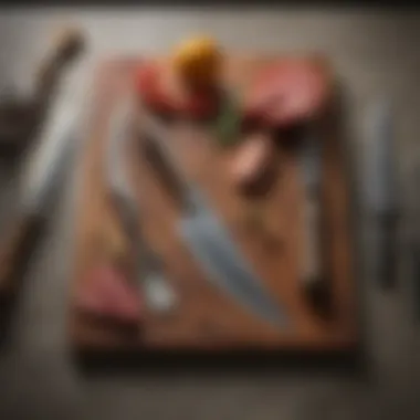 Cleaver Maintenance Tools and Care A well-maintained cleaver alongside honing tools and oil for care