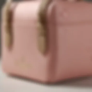 Detail of Durable Materials in Kate Spade Out To Lunch Bag Close-up view of the durable materials used in the Kate Spade Out To Lunch Bag