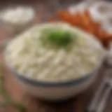 Creamy cottage cheese bowl with herbs and spices