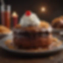 Decadent KFC Lava Cake showcasing molten chocolate