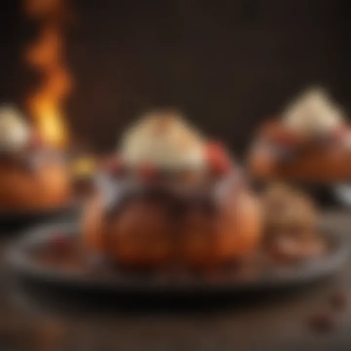 A selection of KFC Lava Cake variations on display