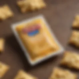 A close-up view of Kraft cheese sauce packets showcasing their convenience and packaging.