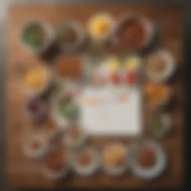 Effective Meal Planning for Busy Lives A neatly organized meal plan on a calendar