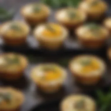 Savory egg muffins with herbs and spices