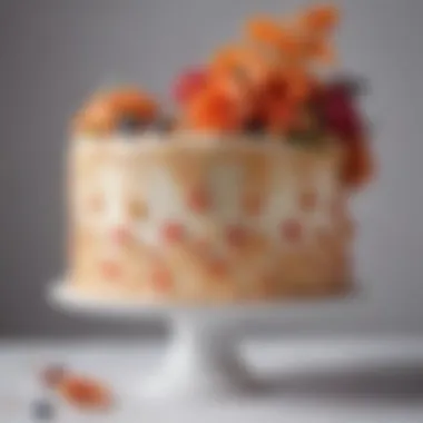 Floral Piping Techniques for Elegant Cakes An elegant cake adorned with floral piping elements