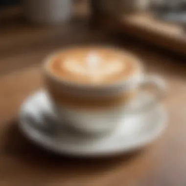 Latte Art: Elevating Your Coffee Experience with Creativity Artistic latte design showcasing creativity in presentation