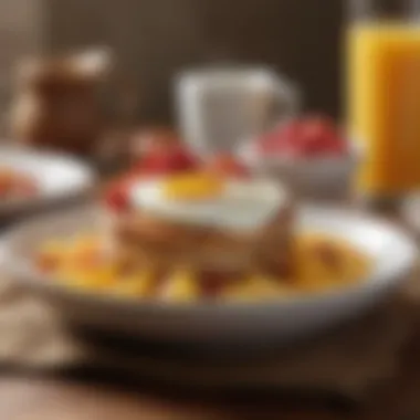 A close-up of innovative breakfast recipes that cater to various dietary preferences.