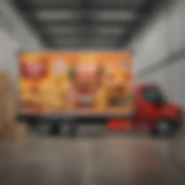 Efficient Distribution and Logistics Delivery vehicle loaded with Frito Lay products ready for distribution.