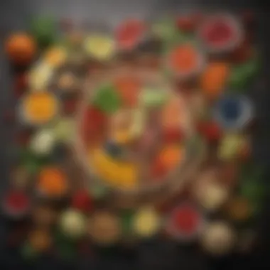 Diverse Fresh Ingredients for Optimal Health Variety of fresh ingredients