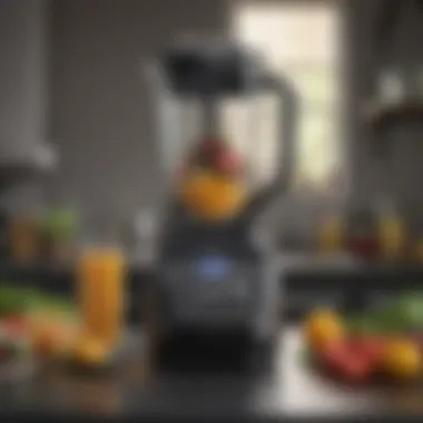 A sleek Ninja Blender Processor Combo showcasing its modern design.