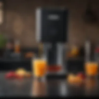 Modern Design of the Ninja Drink Maker A sleek Ninja Drink Maker showcasing its modern design and functionality.