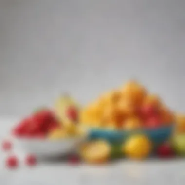 Nutritional Choices: Fruits for Infants A colorful assortment of fruits suitable for infants
