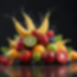 A vibrant assortment of colorful fruits showcasing their energy-boosting properties.