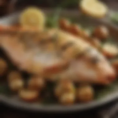 Flavorful Baked Fish An enticing baked fish with lemon and herbs