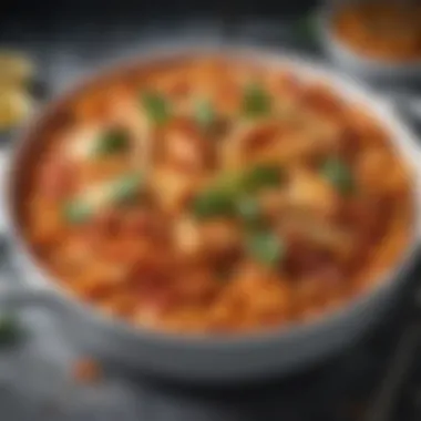 Delicious Baked Pasta Delights A beautifully arranged baked pasta dish