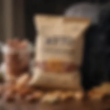 Efficient Packing of Keto Snacks Packing keto snacks into a backpack