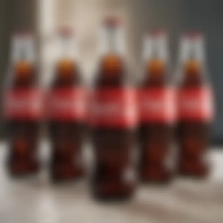 Bottles of personalized Coca-Cola with unique names