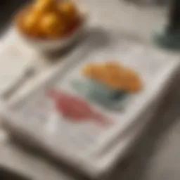 Elegant personalized dish towels showcasing unique designs and patterns.
