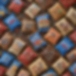 An array of Pop Tarts showcasing various flavors and packaging