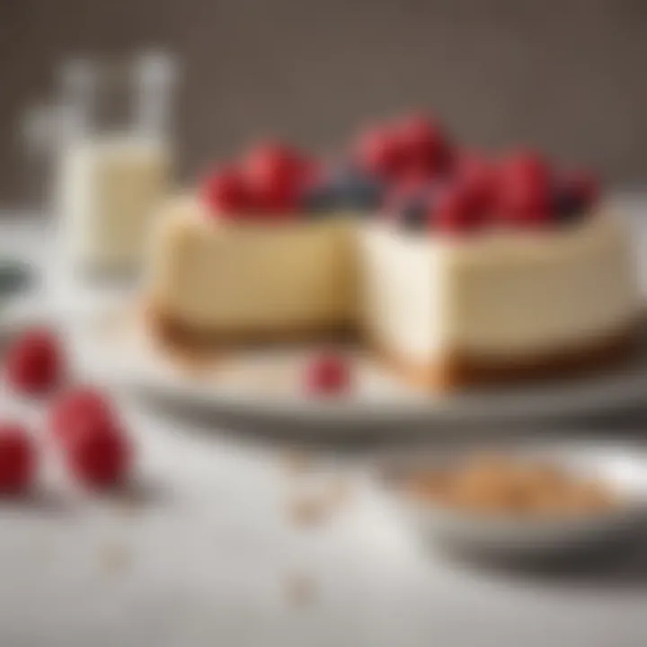 A simple yet elegant no-bake cheesecake