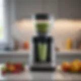 Silent smoothie maker on a kitchen countertop