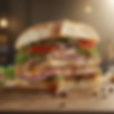 An array of flavorful fillings for English sandwiches displayed beautifully.