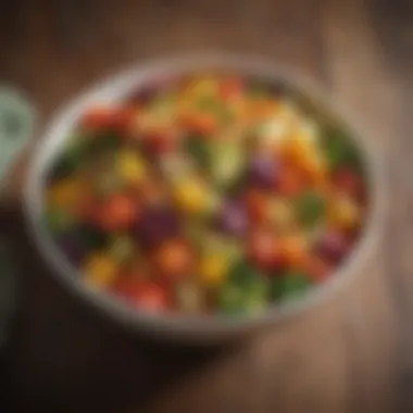 Vibrant Vegetable Medley for Dinner Colorful vegetable medley served in a bowl