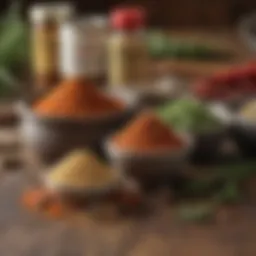 A vibrant display of Spice Island Beau Monde Seasoning showcasing its unique blend of spices and herbs.
