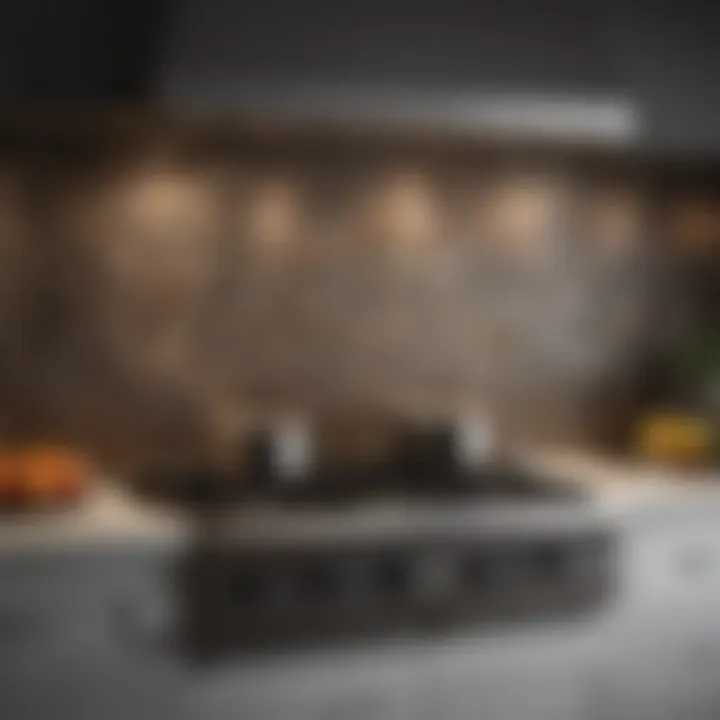 Installation of a stylish backsplash guard
