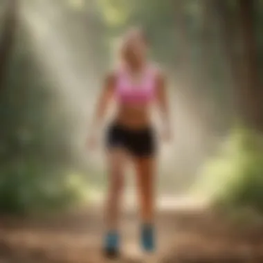 Aerobic Exercise for Enhanced HDL Person engaging in aerobic exercise outdoors