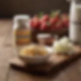 Natural sweeteners displayed on a wooden table