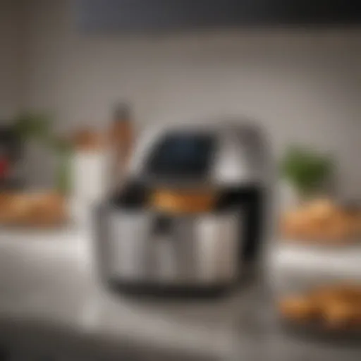 T-Fal Compact Air Fryer in a modern kitchen setting