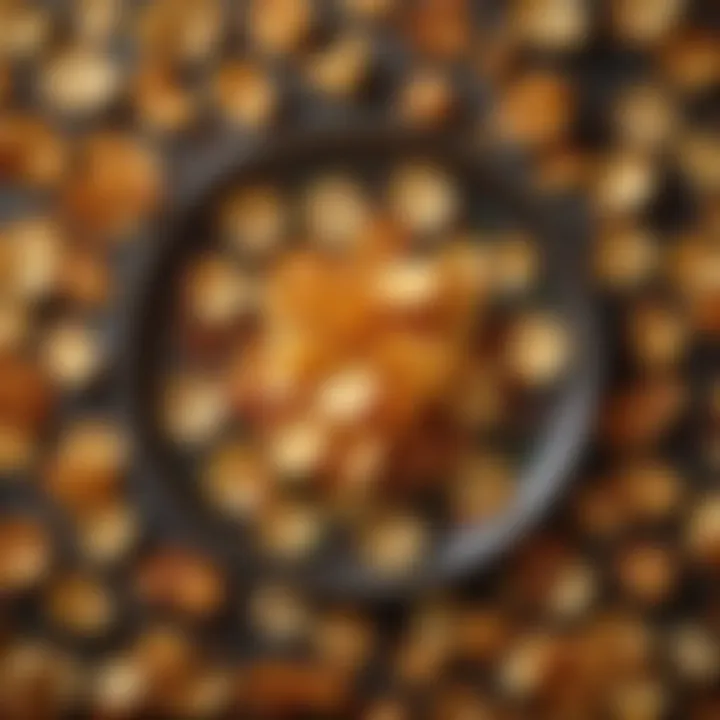 Perfectly crispy potato chips arranged artistically on a plate
